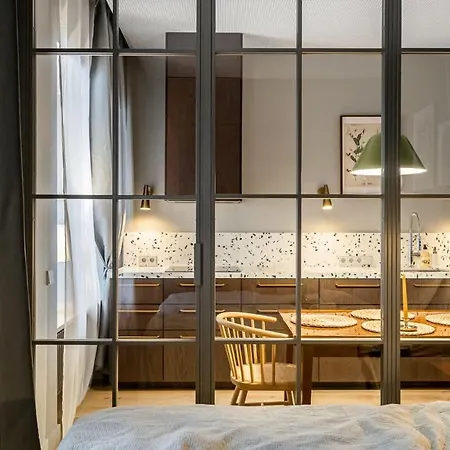 Апартаменты Domillion 1bdr Brand-new Uzupis W Free Parking Вильнюс