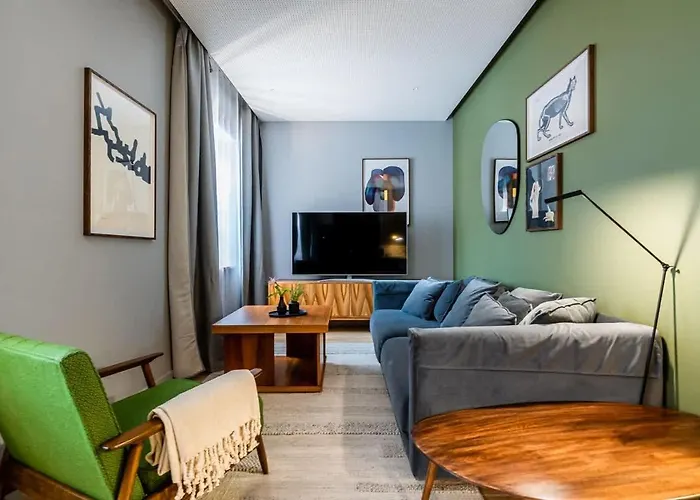 Domillion 1bdr Brand-new Uzupis W Free Parking * Wilno