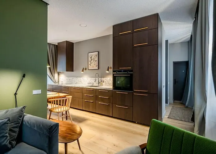 Domillion 1bdr Brand-new Uzupis W Free Parking * Wilno