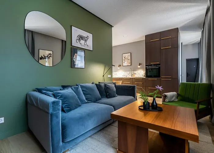 Domillion 1bdr Brand-new Uzupis W Free Parking Wilno