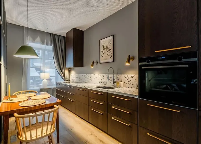 Domillion 1bdr Brand-new Uzupis W Free Parking Wilno