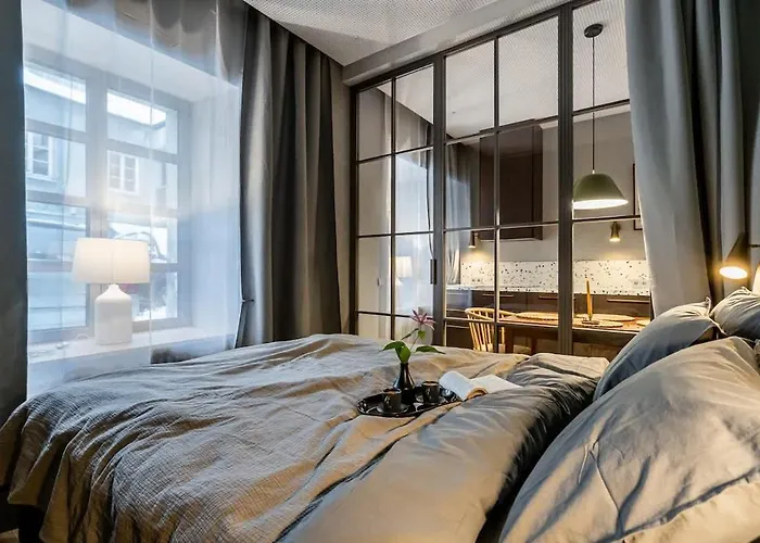 Apartament Domillion 1bdr Brand-new Uzupis W Free Parking Wilno