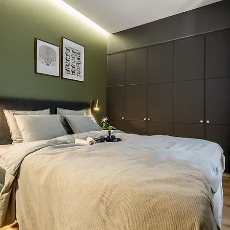 Domillion 1bdr Brand-new Uzupis W Free Parking Apartment Wilna
