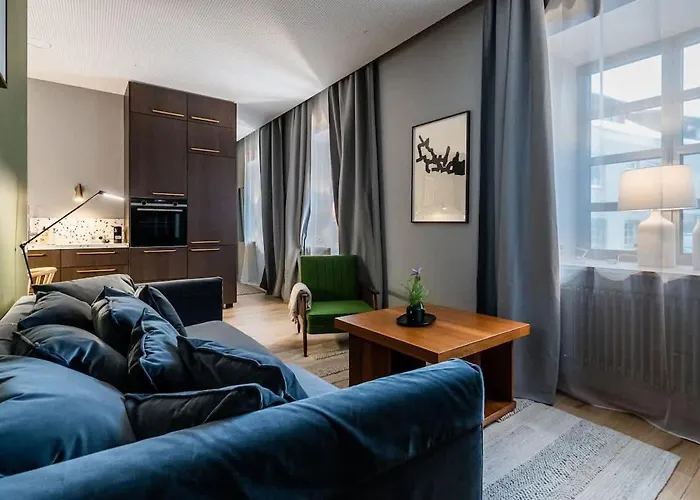 Domillion 1bdr Brand-new Uzupis W Free Parking * Vilnius