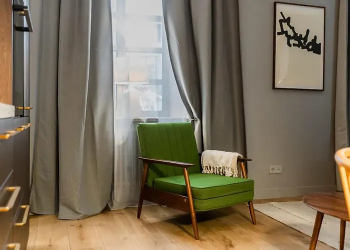 Domillion 1bdr Brand-new Uzupis W Free Parking Apartman