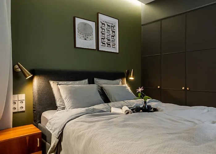 Domillion 1bdr Brand-new Uzupis W Free Parking Apartment